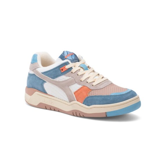 DIADORA Blue Unisex Made In Italy Suede Tourney Sneakers